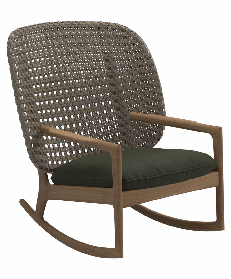 Kay Schaukelstuhl Highback Rocking Chair