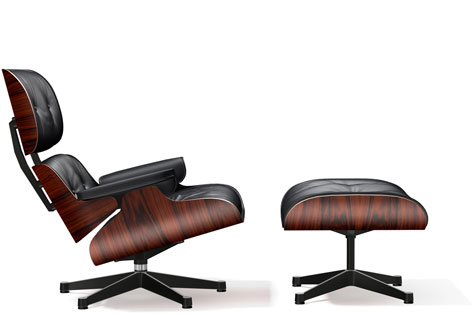 Lounge Chair & Ottoman, groß