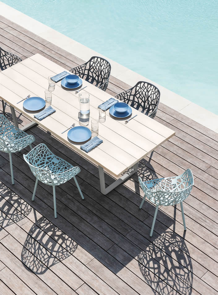 Orizon rechteckiger Tisch