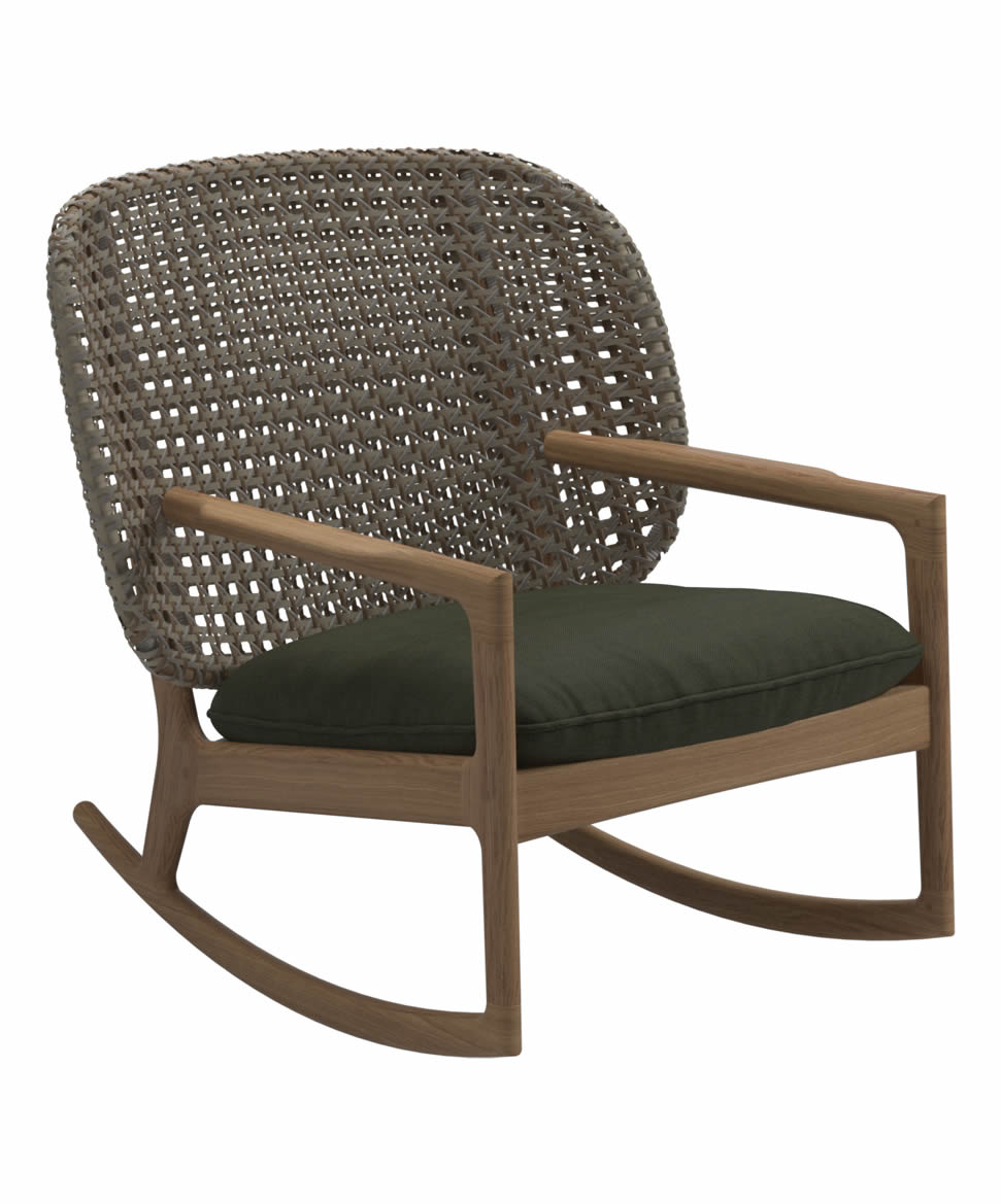 Kay Schaukelstuhl Lowback Rocking Chair