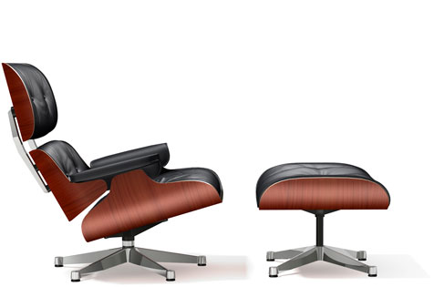 Lounge Chair & Ottoman, klassisch