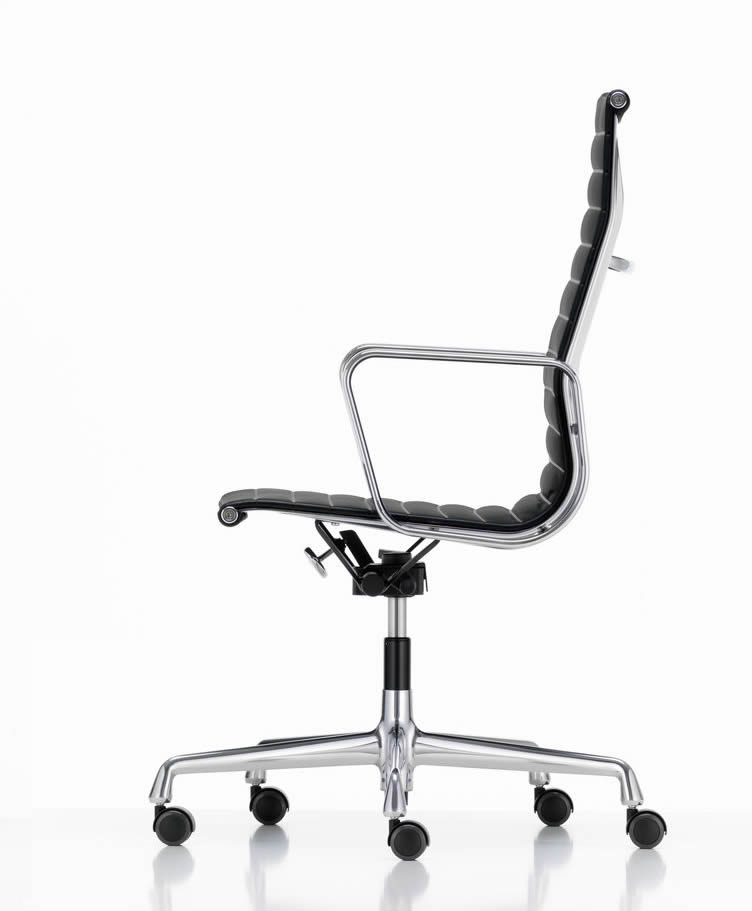 Aluminium Chair EA 119 Leder Premium F