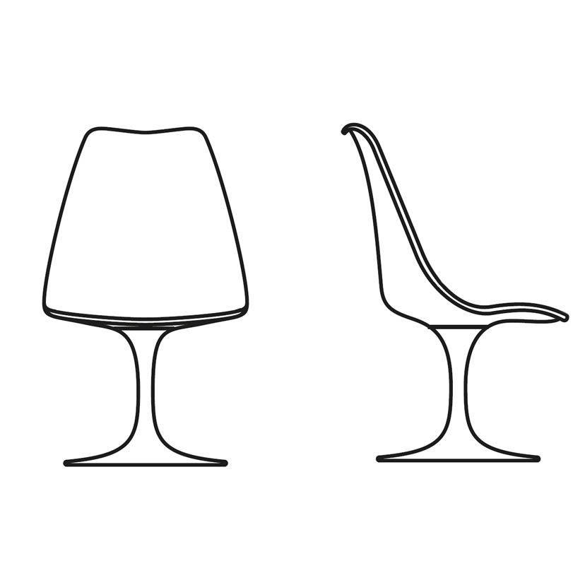 Saarinen Tulip Stuhl