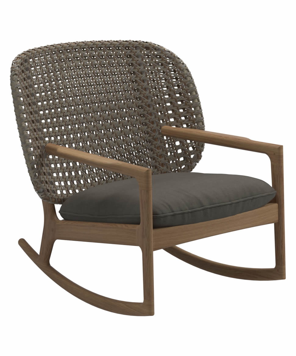 Kay Schaukelstuhl Lowback Rocking Chair