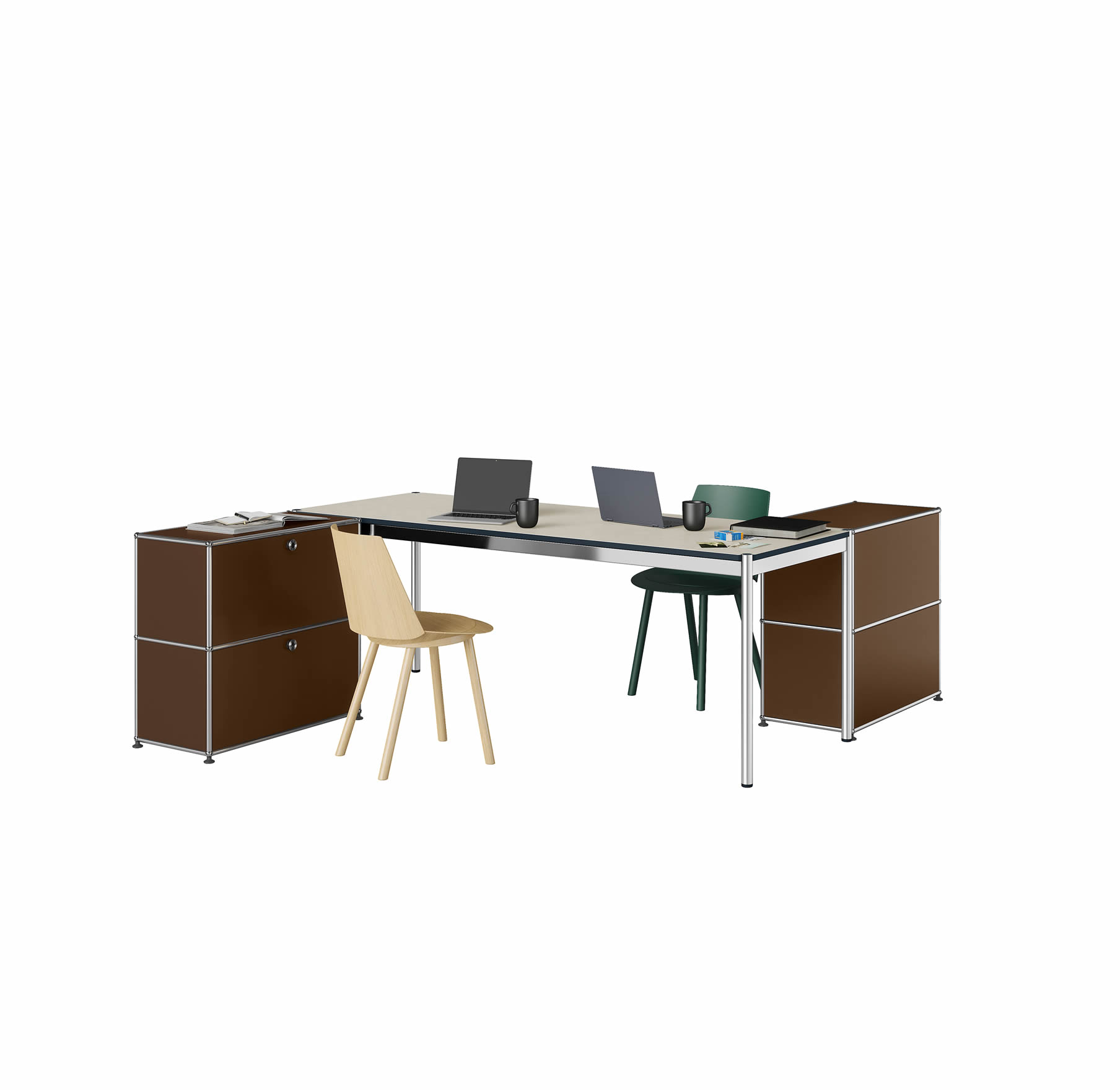 Homeoffice Tisch mit Stauraum