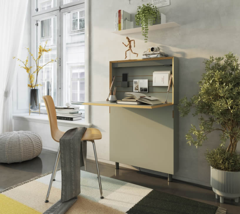 FLATMATE Sekretär Linoleum