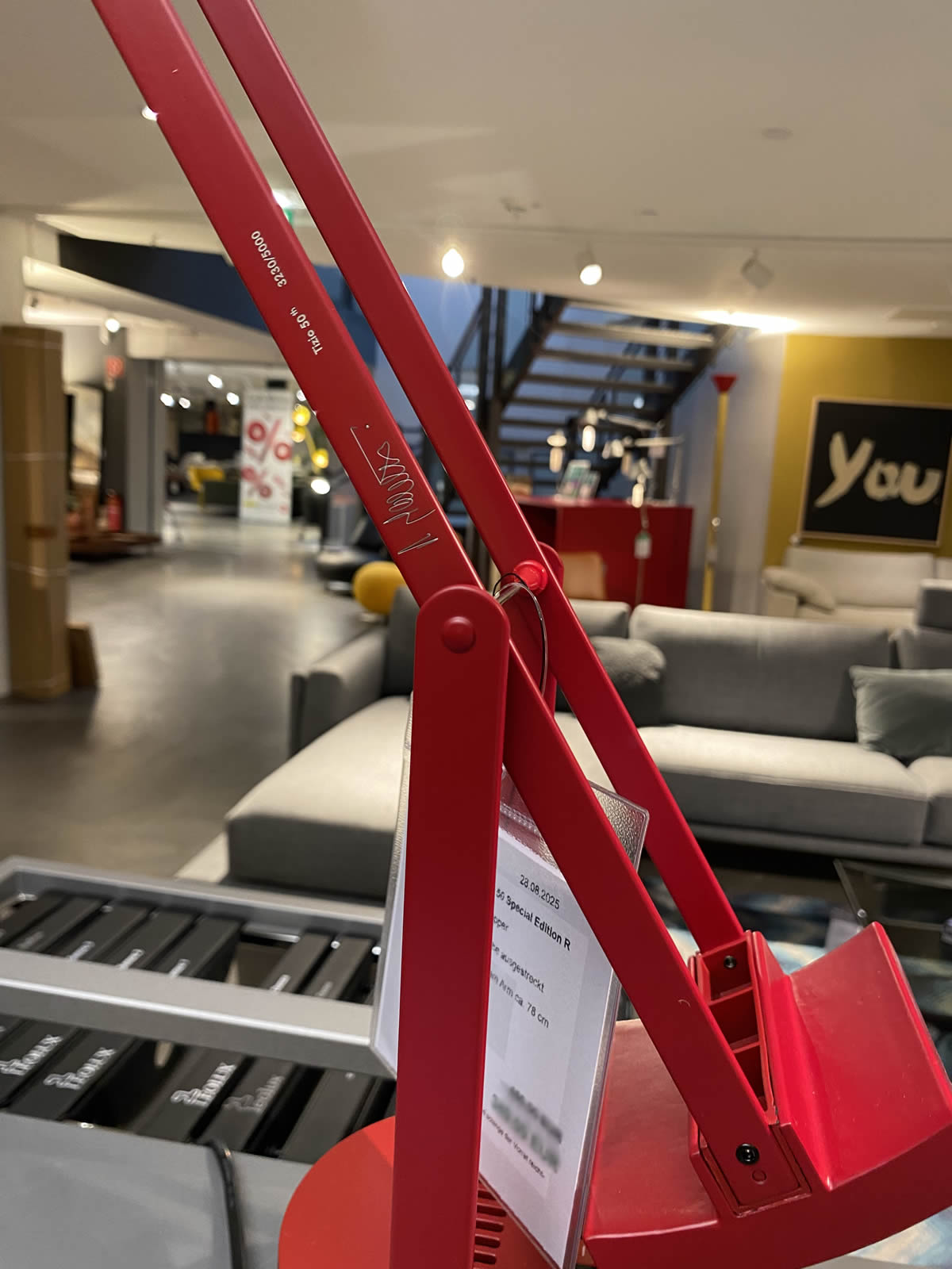 Tischleuchte Tizio rot 18652 Ausstellungsstück