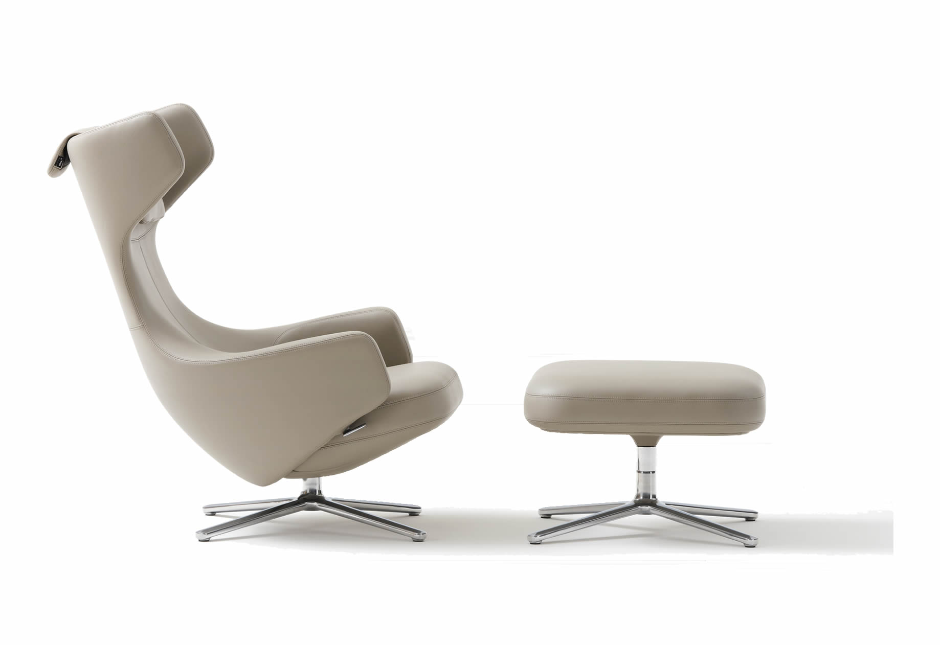 Grand Repos mit Ottoman Leder Premium F