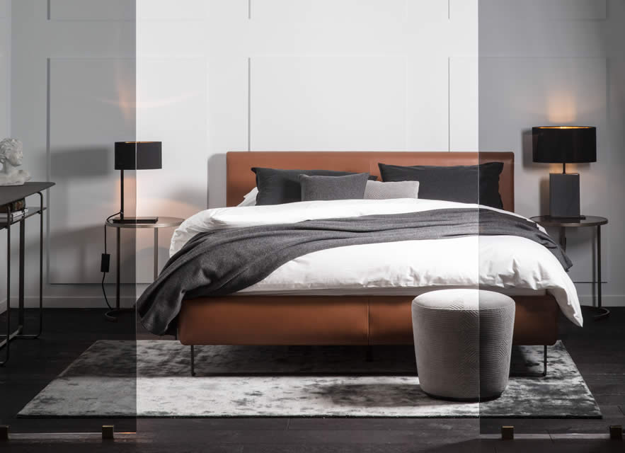 Polsterbett Plaisir mit Matratzen und Lattenrahmen