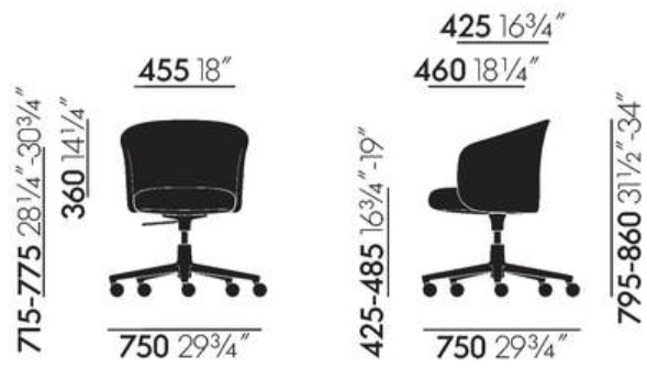 vitra-mikado-armchair-funfstern_abmessungen