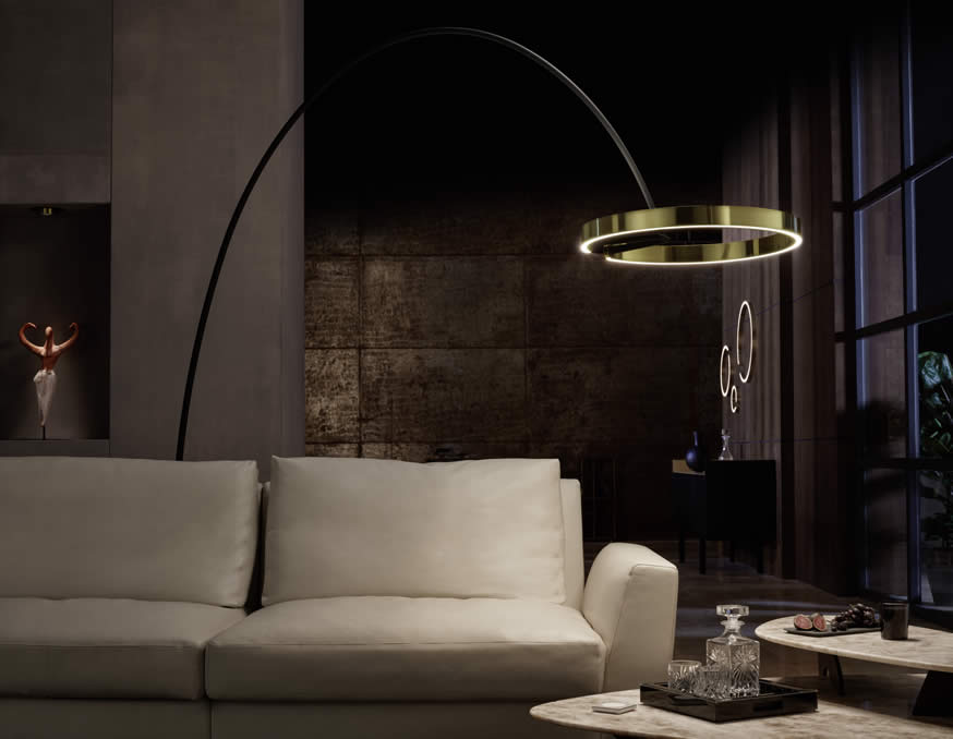 Mito largo air LED Bogenleuchte