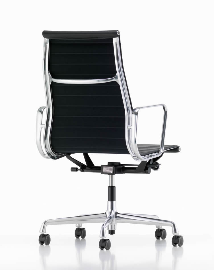 Aluminium Chair EA 119 Leder Premium F