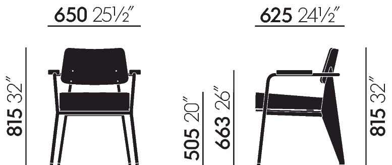fauteuil-direction-sessel-abmessungen