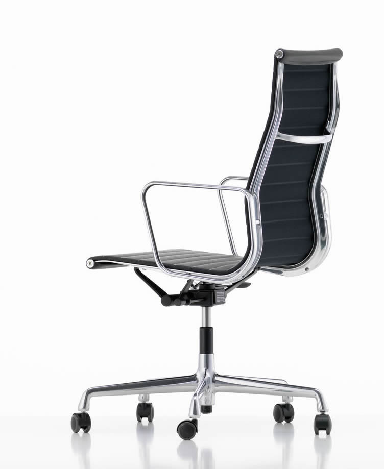 Aluminium Chair EA 119 Leder Premium F