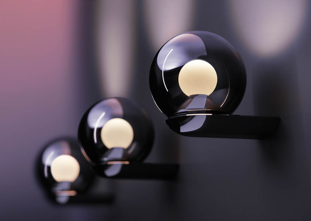 Luna parete LED Wandleuchte