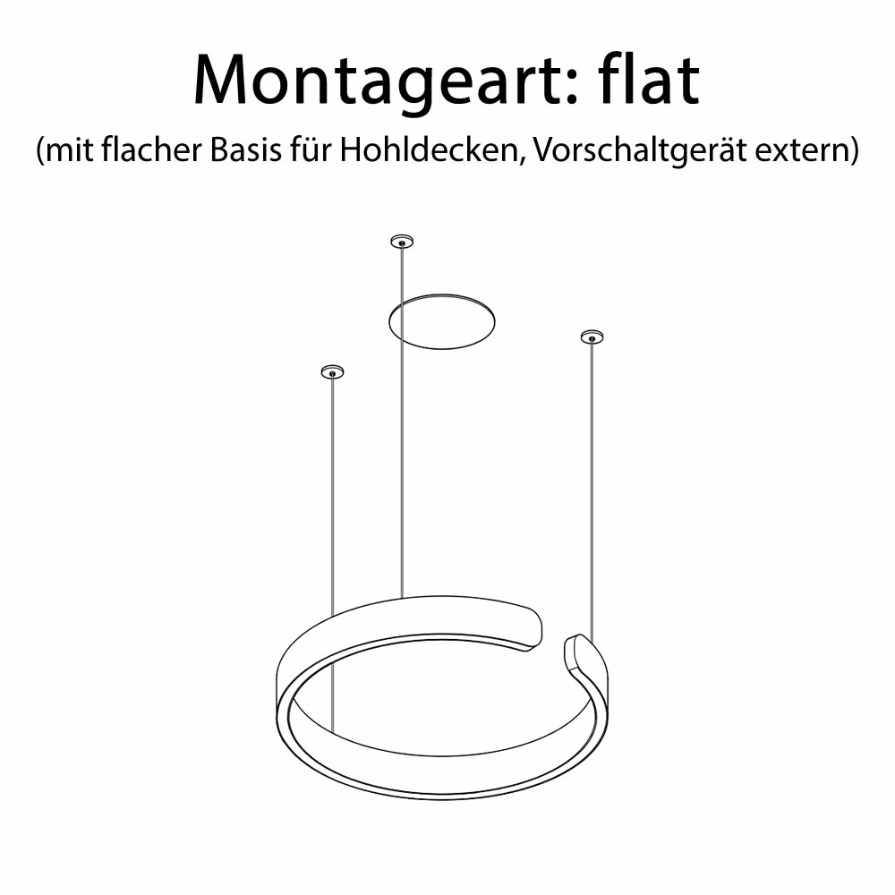Mito sospeso 40 LED Pendelleuchte