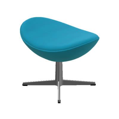 Egg Footstool Fußhocker Bezug Divina