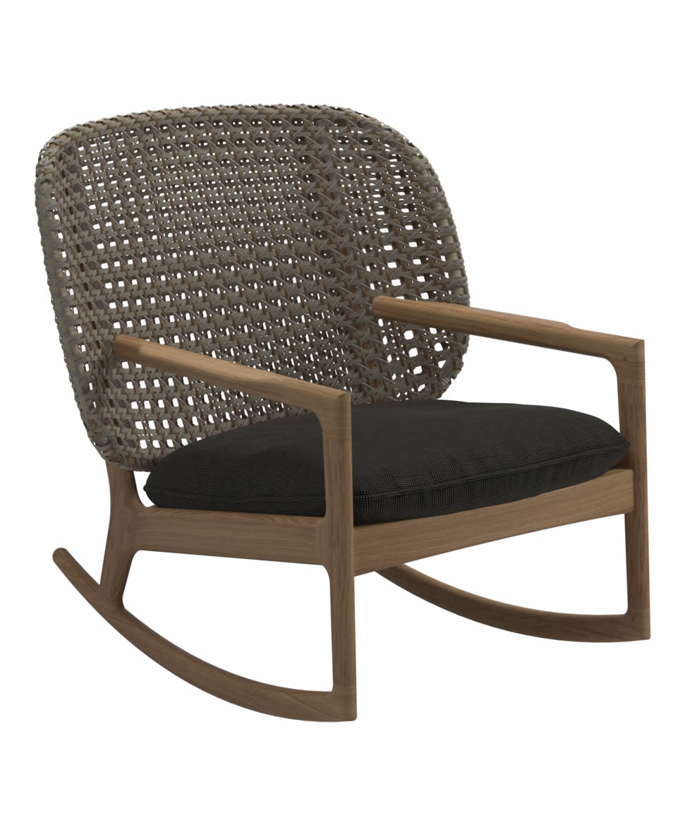 Kay Schaukelstuhl Lowback Rocking Chair