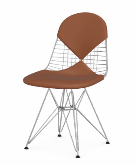 Wire Chair DKR 2 in Leder Premium F
