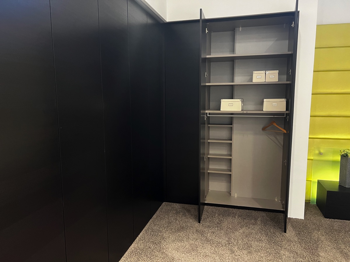 Einbauschrank über Eck Eiche Tabak TEBS-L03 Ausstellungsstück