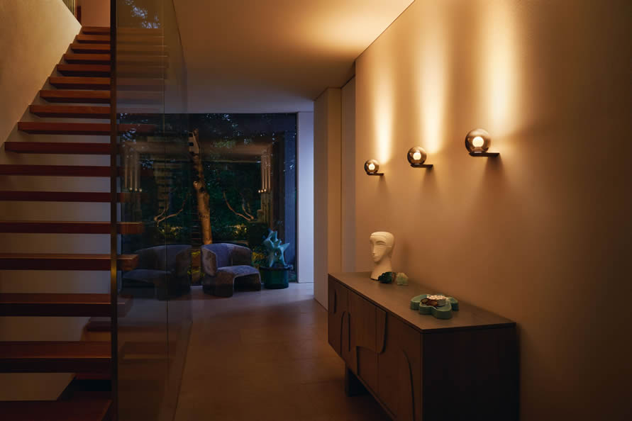 Luna parete LED Wandleuchte