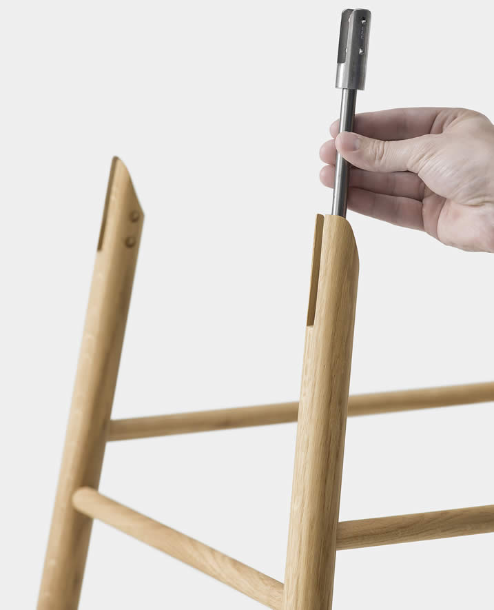 Sharky Stuhl Holzgestell