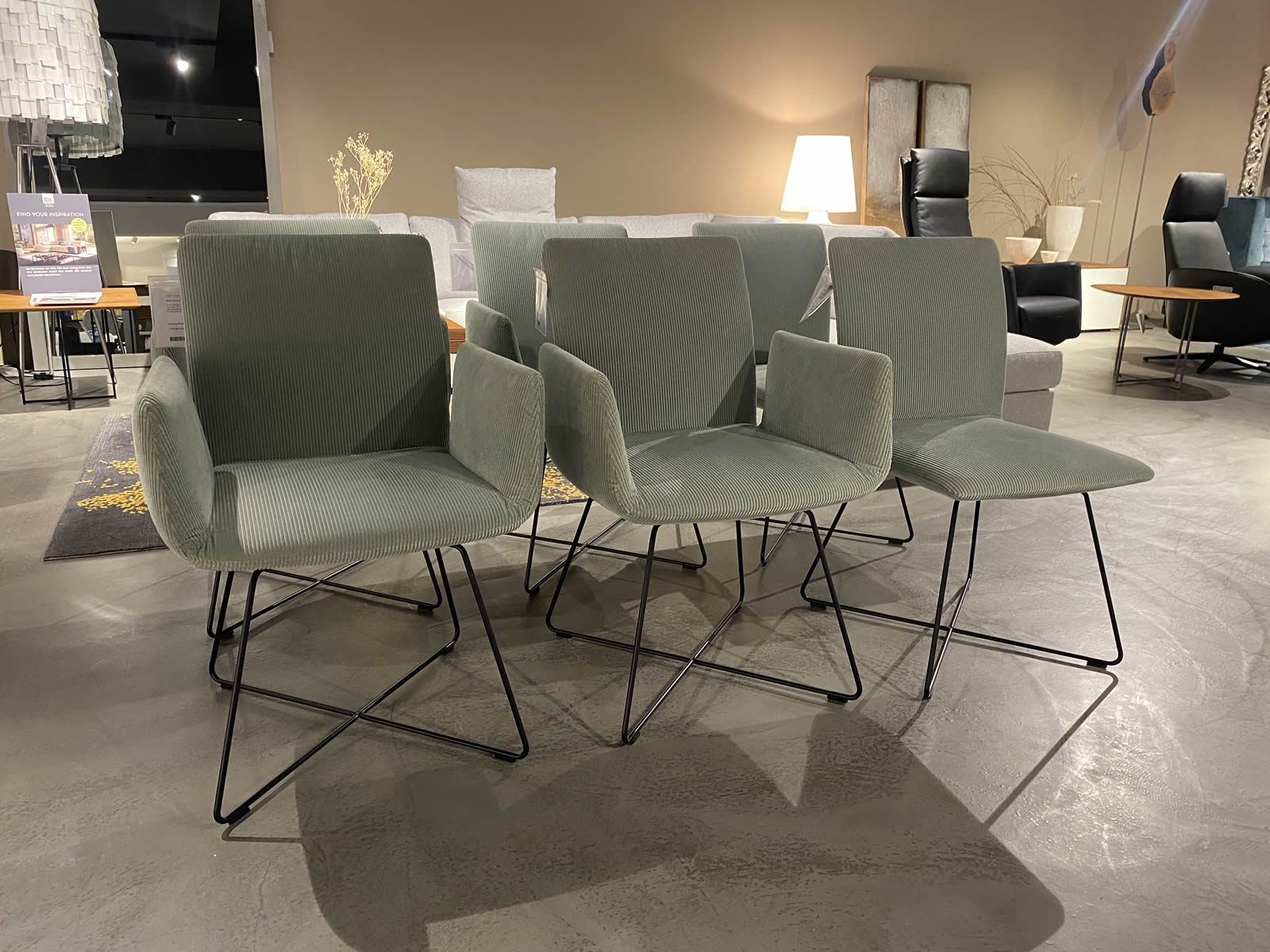 Stuhlgruppe Jalis Ausstellungsstück