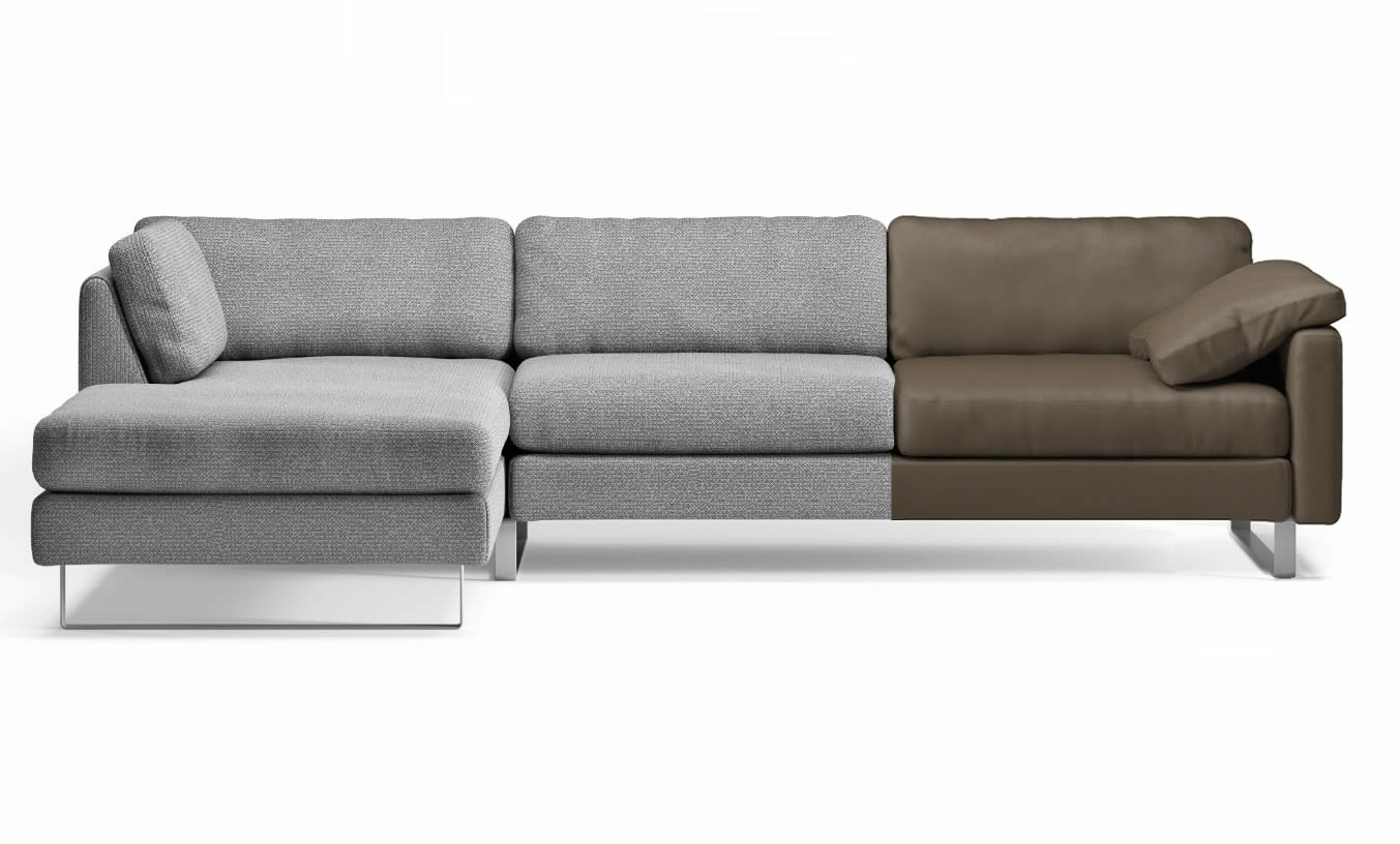 CONSETA Ecksofa bodenfrei