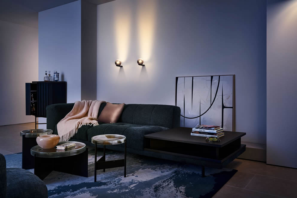 Luna parete LED Wandleuchte