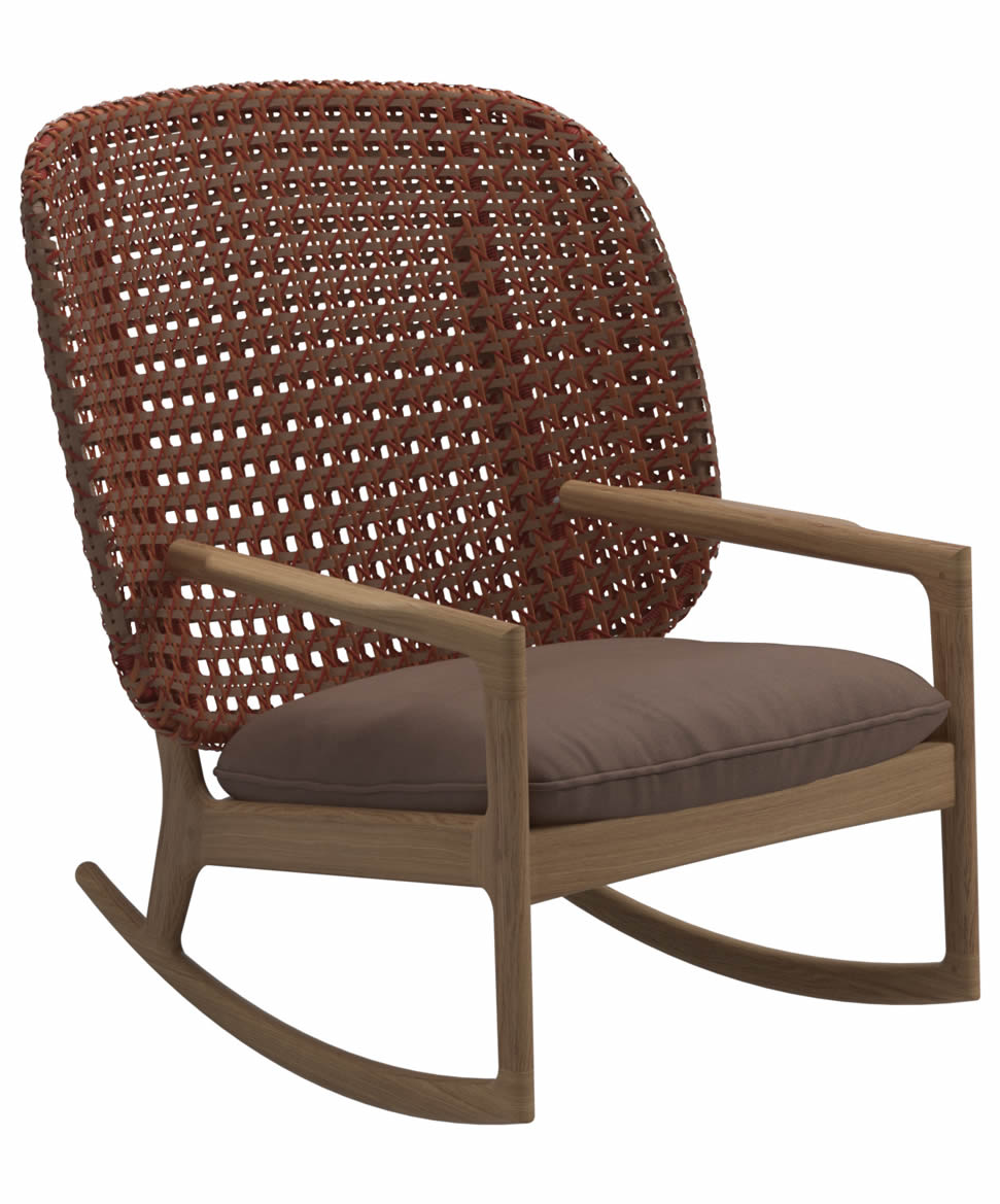 Kay Schaukelstuhl Highback Rocking Chair
