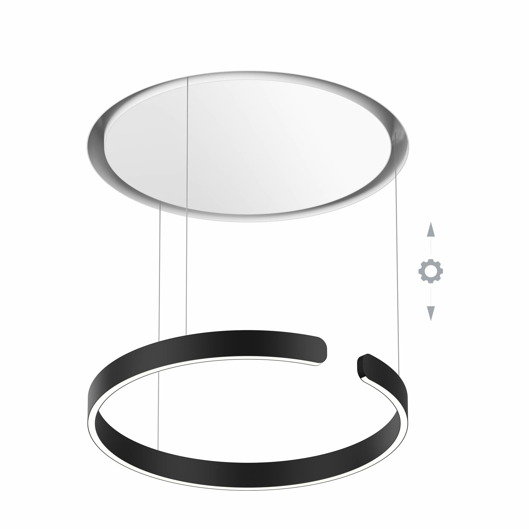 Mito cosmo move LED Pendelleuchte