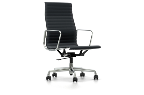 Aluminium Chair EA 119 Leder Premium F