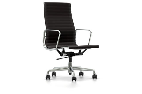 Aluminium Chair EA 119 Leder Premium F