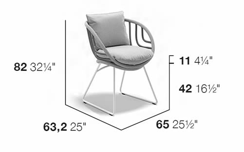 dedon-kida-armchair-abmessungen