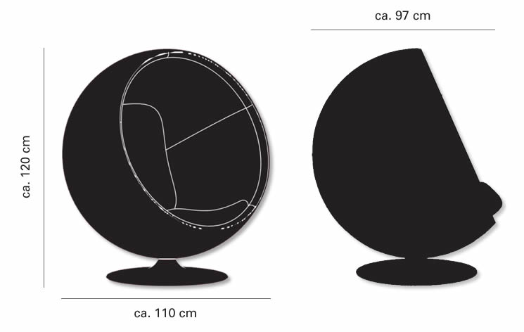 eero-aarnio-originals-ball-chair-abmessungen