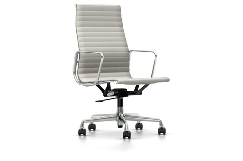 Aluminium Chair EA 119 Leder Premium F