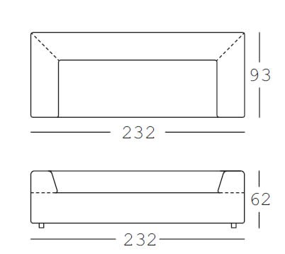 Sofa freistil 184 kvadrat