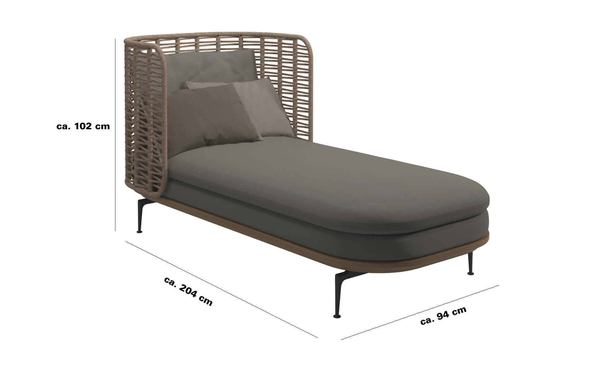 gloster-Mistral-Daybed-abmessungen