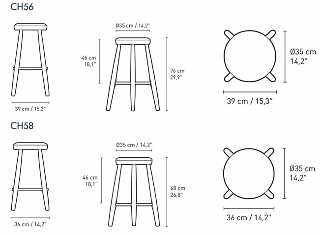 carl-hansen-ch56-ch58-abmessungen