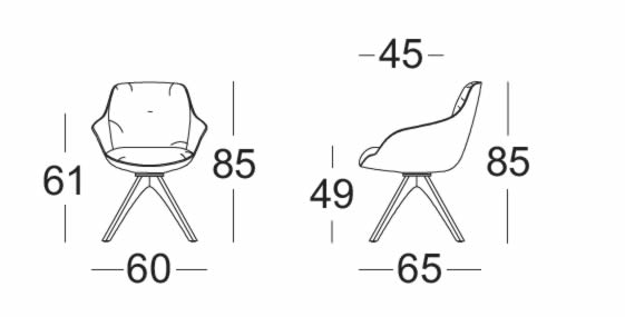 rolf-benz-600-stuhl-abmessungen