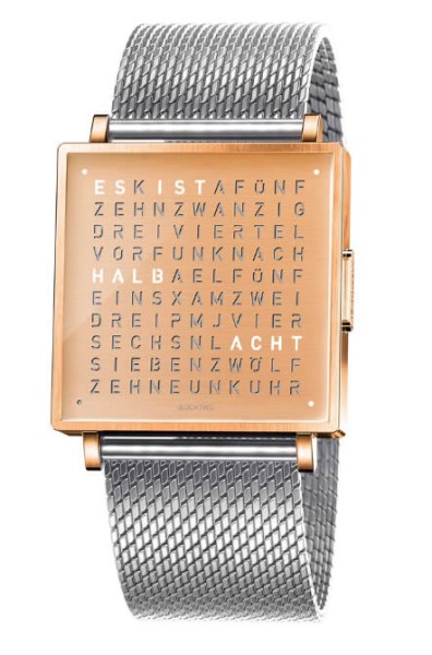 Armbanduhr "COPPER" Milanaise Armband