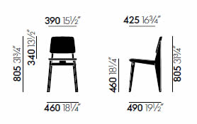 Chaise-Tout-Bois-Abmesungen