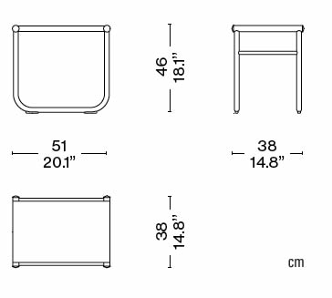 cassina-lc-9-hocker-abmessungen