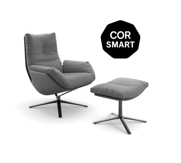 Smart Cordia Lounge Sessel + Hocker