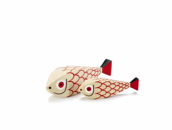 Wooden Dolls Mother Fish & Child