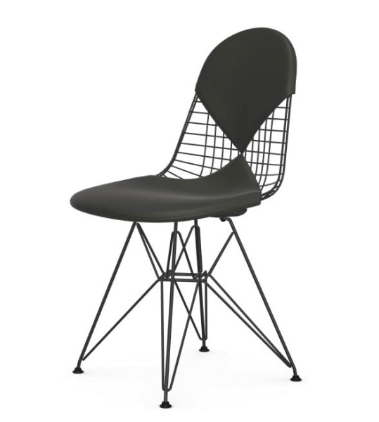 Wire Chair DKR 2 in Leder Premium F