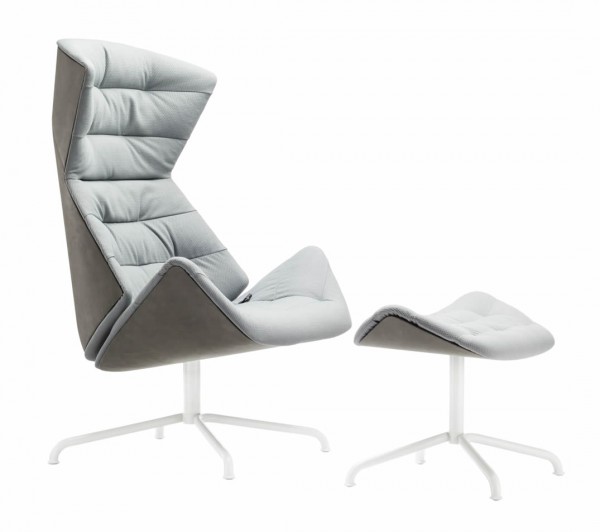 Lounge Sessel 808 "Under" mit Hocker