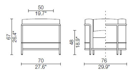 cassina-lc2-sessel-abmessungen