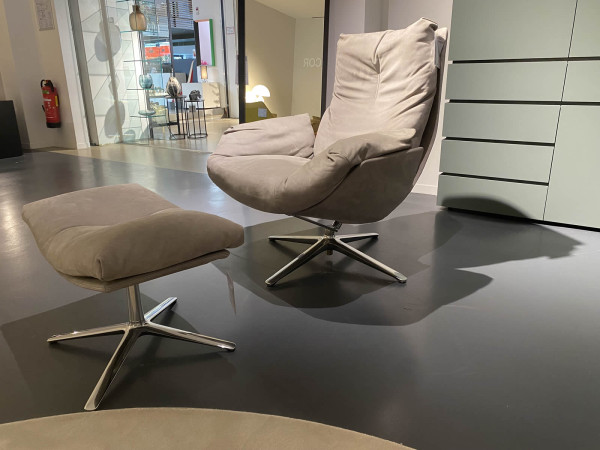 Drehsessel Cordia Lounge mit Hocker 11998 11997 Ausstellungsstück