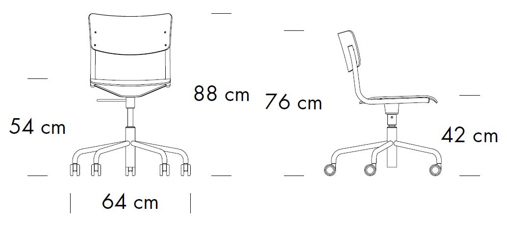 thonet-s43-DR-abmessungen